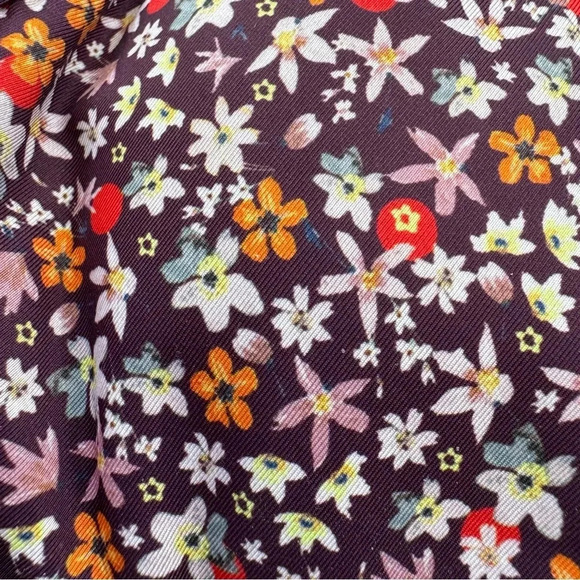 NWT Sanctuary Underwire Purple Micro Garden Shirred Ruffle Bikini Top Size M - Picture 6 of 10